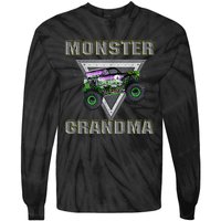 Monster Truck Grandma Monster Truck Are My Jam Truck Lovers Tie-Dye Long Sleeve Shirt