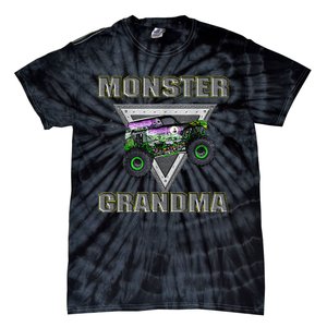 Monster Truck Grandma Monster Truck Are My Jam Truck Lovers Tie-Dye T-Shirt