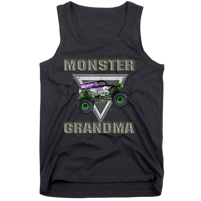 Monster Truck Grandma Monster Truck Are My Jam Truck Lovers Tank Top