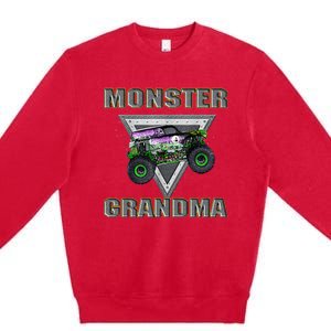 Monster Truck Grandma Monster Truck Are My Jam Truck Lovers Premium Crewneck Sweatshirt