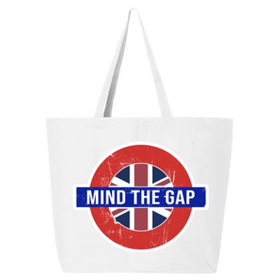 Mind The Gap Great London Vacation Tourist / Travel Gift 25L Jumbo Tote