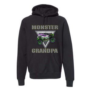 Monster Truck Grandpa Monster Truck Are My Jam Truck Lovers Premium Hoodie