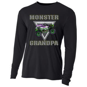 Monster Truck Grandpa Monster Truck Are My Jam Truck Lovers Cooling Performance Long Sleeve Crew