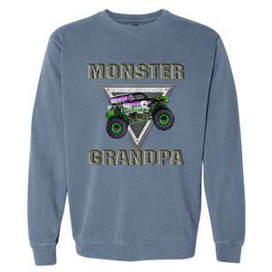 Monster Truck Grandpa Monster Truck Are My Jam Truck Lovers Garment-Dyed Sweatshirt