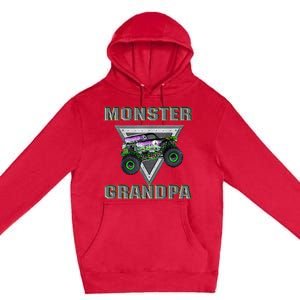 Monster Truck Grandpa Monster Truck Are My Jam Truck Lovers Premium Pullover Hoodie