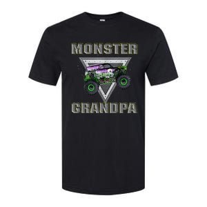 Monster Truck Grandpa Monster Truck Are My Jam Truck Lovers Softstyle CVC T-Shirt