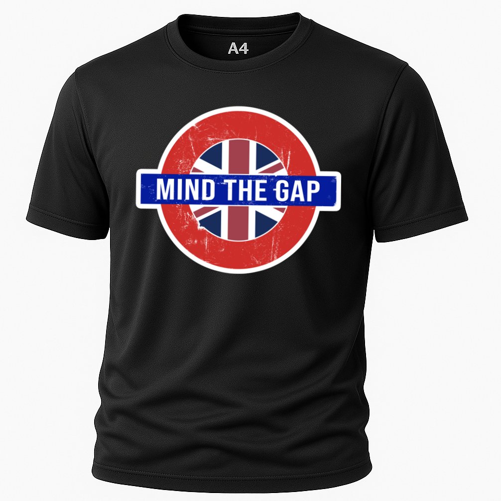 Mind The Gap Great London Vacation Tourist / Travel Gift Cooling Performance Crew T-Shirt