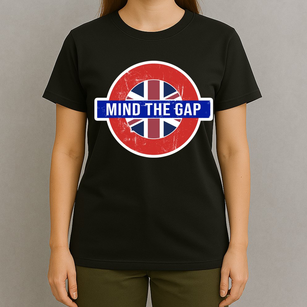 Mind The Gap Great London Vacation Tourist / Travel Gift T-Shirt