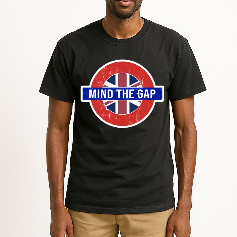 Mind The Gap Great London Vacation Tourist / Travel Gift Tall T-Shirt