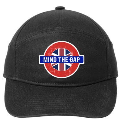 Mind The Gap Great London Vacation Tourist / Travel Gift 7-Panel Snapback Hat