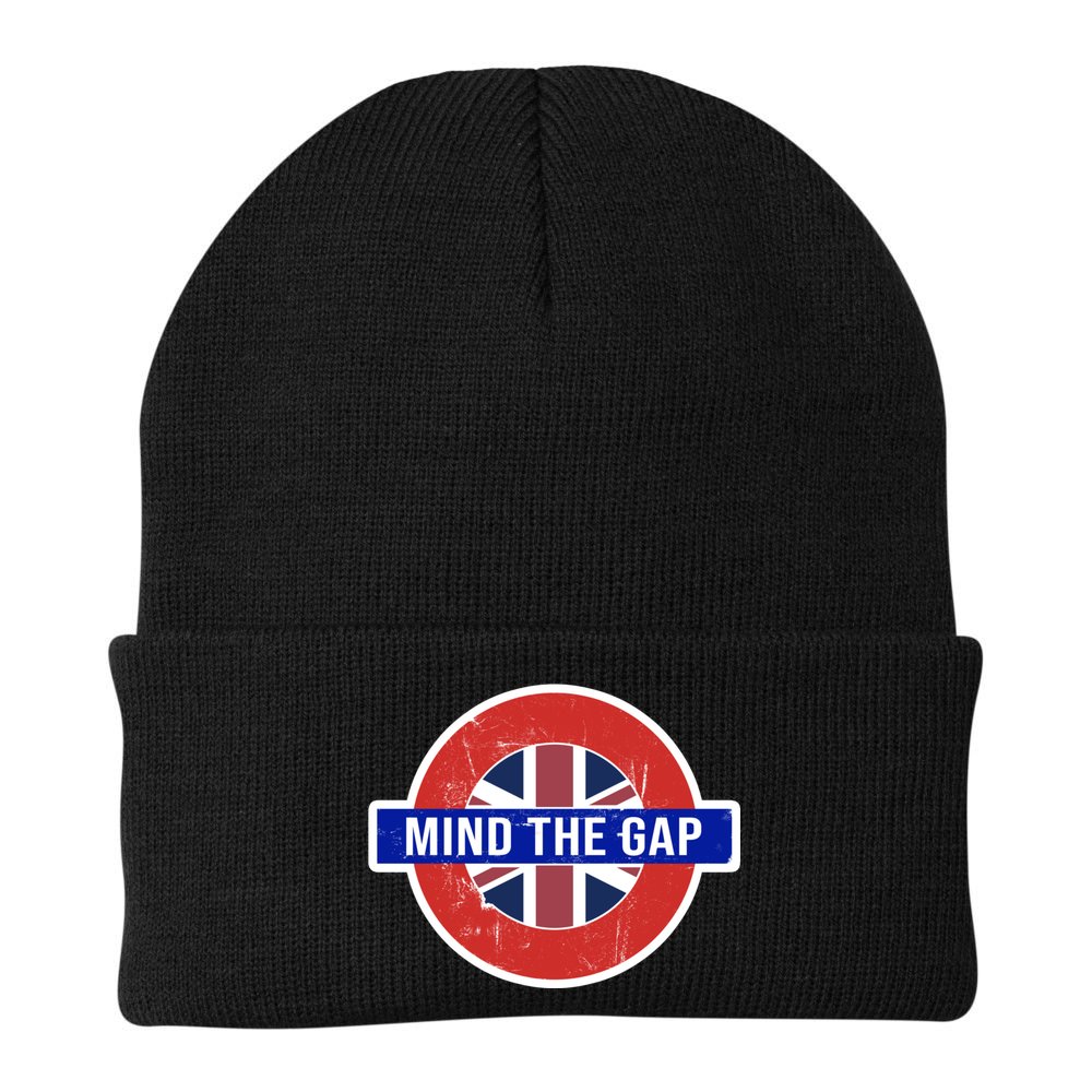 Mind The Gap Great London Vacation Tourist / Travel Gift Beanie