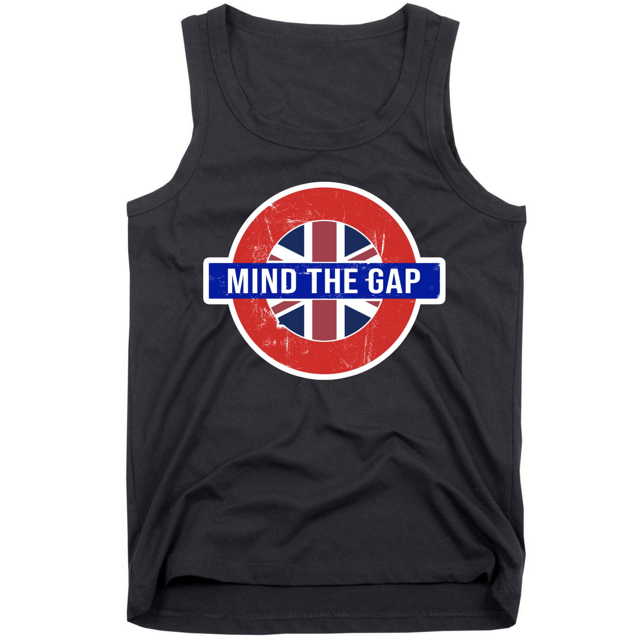 Mind The Gap Great London Vacation Tourist / Travel Gift Tank Top