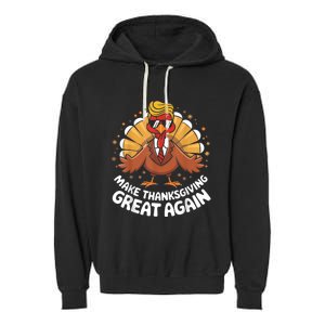 Make Thanksgiving Great Again Garment-Dyed Fleece Hoodie