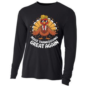 Make Thanksgiving Great Again Cooling Performance Long Sleeve Crew