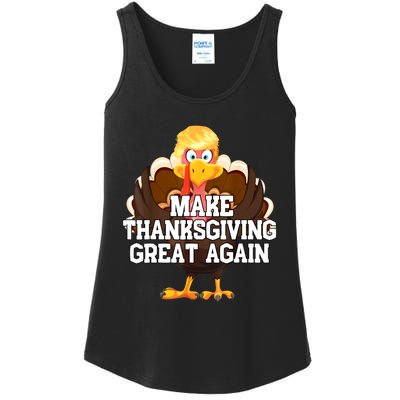 Make Thanksgiving Great Again Trump Turkey Funny Gifts Ladies Essential Tank