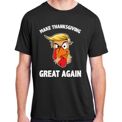 Make Thanksgiving Great Again Donald Trump Adult ChromaSoft Performance T-Shirt