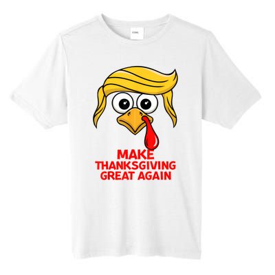 Make Thanksgiving Great Again Trump Turkey Funny Tall Fusion ChromaSoft Performance T-Shirt