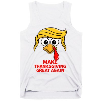 Make Thanksgiving Great Again Trump Turkey Funny Tank Top