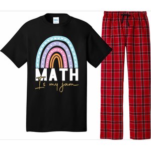 Math Teacher Great Gift Math Is My Jam Cool Gift Pajama Set