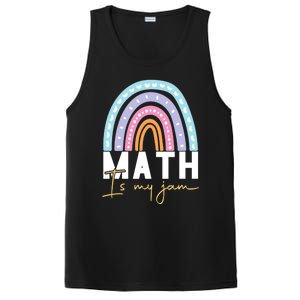 Math Teacher Great Gift Math Is My Jam Cool Gift PosiCharge Competitor Tank