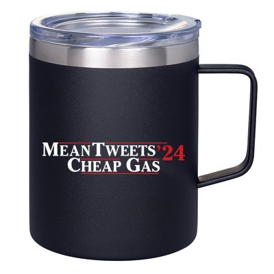 Mean Tweets Gas 2024 12oz Stainless Steel Coffee Mug
