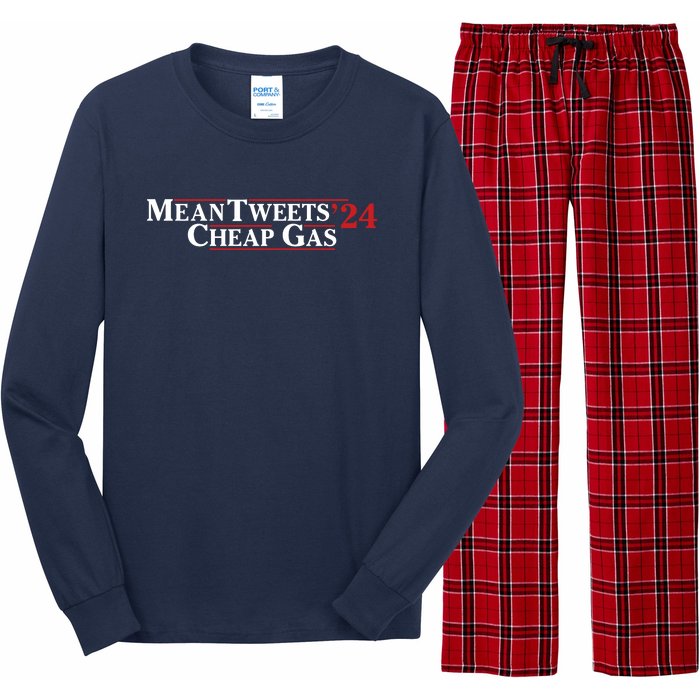 Mean Tweets Gas 2024 Long Sleeve Pajama Set