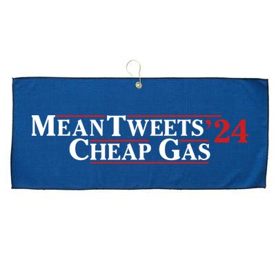 Mean Tweets Gas 2024 Large Microfiber Waffle Golf Towel