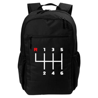 Manual Transmission Gear Shifter Pattern Backpack