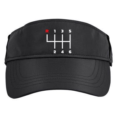 Manual Transmission Gear Shifter Pattern Adult Drive Performance Visor