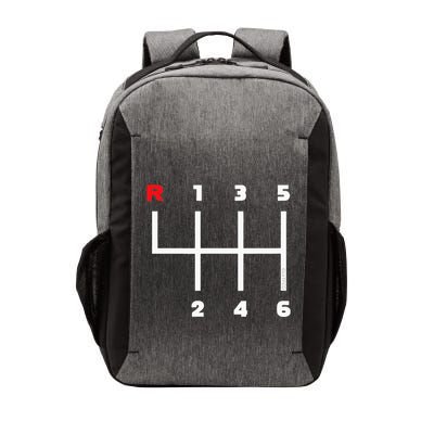 Manual Transmission Gear Shifter Pattern Vector Backpack