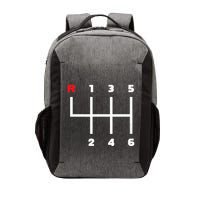 Manual Transmission Gear Shifter Pattern Vector Backpack