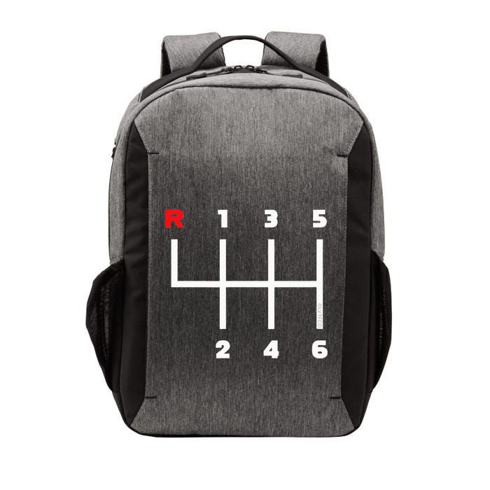 Manual Transmission Gear Shifter Pattern Vector Backpack