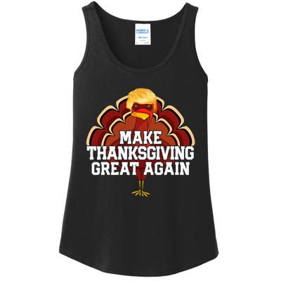 Make Thanksgiving Great Again Trump Turkey Funny 2024 Gift Ladies Essential Tank