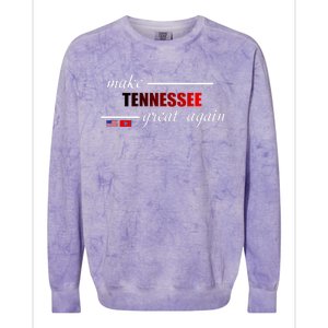 Make Tennessee Great Again Colorblast Crewneck Sweatshirt