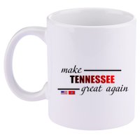 Make Tennessee Great Again 11oz C Handle Ceramic Mug