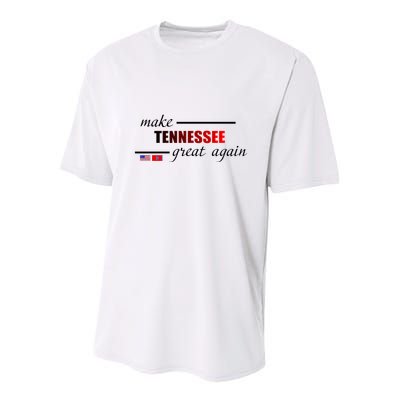 Make Tennessee Great Again Youth Performance Sprint T-Shirt