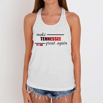 Make Tennessee Great Again Women's Knotted Racerback Tank