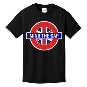 Mind The Gap Great London Vacation Tourist Travel Gift Kids T-Shirt