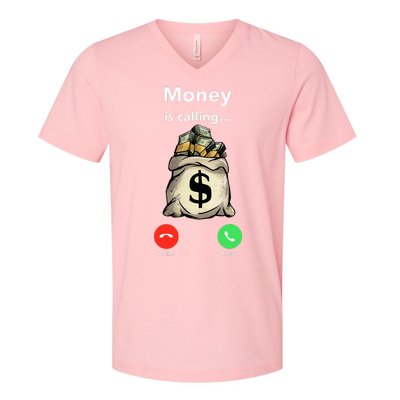 Money The Gang Ster Entrepreneur Christmas Hip Hop V-Neck T-Shirt