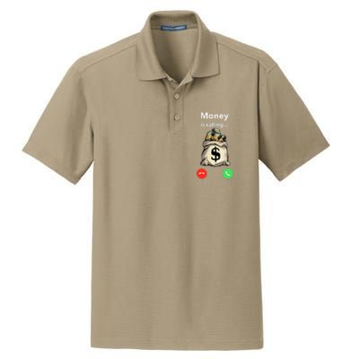 Money The Gang Ster Entrepreneur Christmas Hip Hop Dry Zone Grid Polo