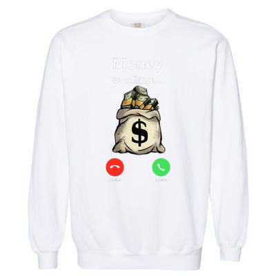 Money The Gang Ster Entrepreneur Christmas Hip Hop Garment-Dyed Sweatshirt