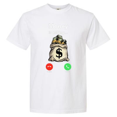 Money The Gang Ster Entrepreneur Christmas Hip Hop Garment-Dyed Heavyweight T-Shirt