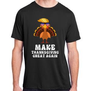 Make Thanksgiving Great Again Trump Holiday Turkey 2024 Adult ChromaSoft Performance T-Shirt