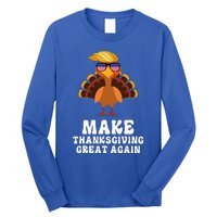 Make Thanksgiving Great Again Trump Holiday Turkey 2024 Long Sleeve Shirt