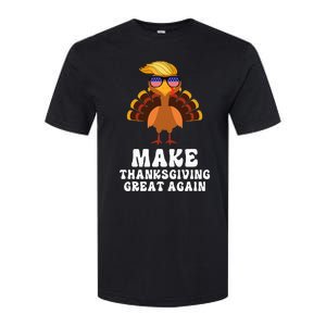 Make Thanksgiving Great Again Trump Holiday Turkey 2024 Softstyle CVC T-Shirt