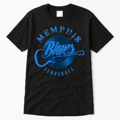 Memphis Tennessee Guitar Vintage Tall T-Shirt