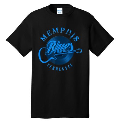 Memphis Tennessee Guitar Vintage Tall T-Shirt