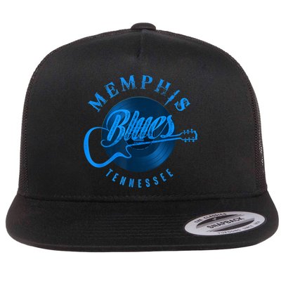 Memphis Tennessee Guitar Vintage Flatbill Hat