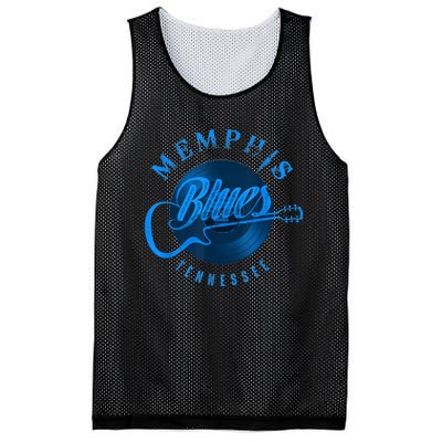 Memphis Tennessee Guitar Vintage Mesh Reversible Basketball Jersey Tank