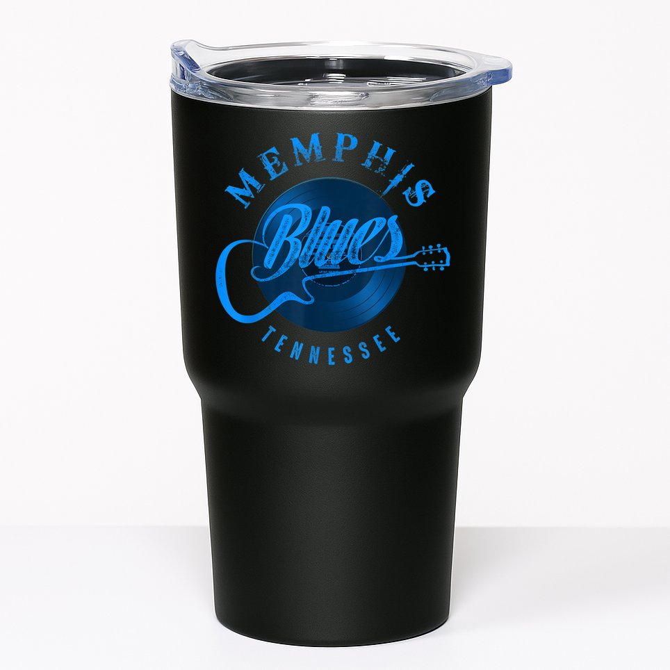 Memphis Tennessee Guitar Vintage Tumbler